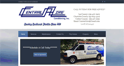 Desktop Screenshot of centralaireconditioning.com